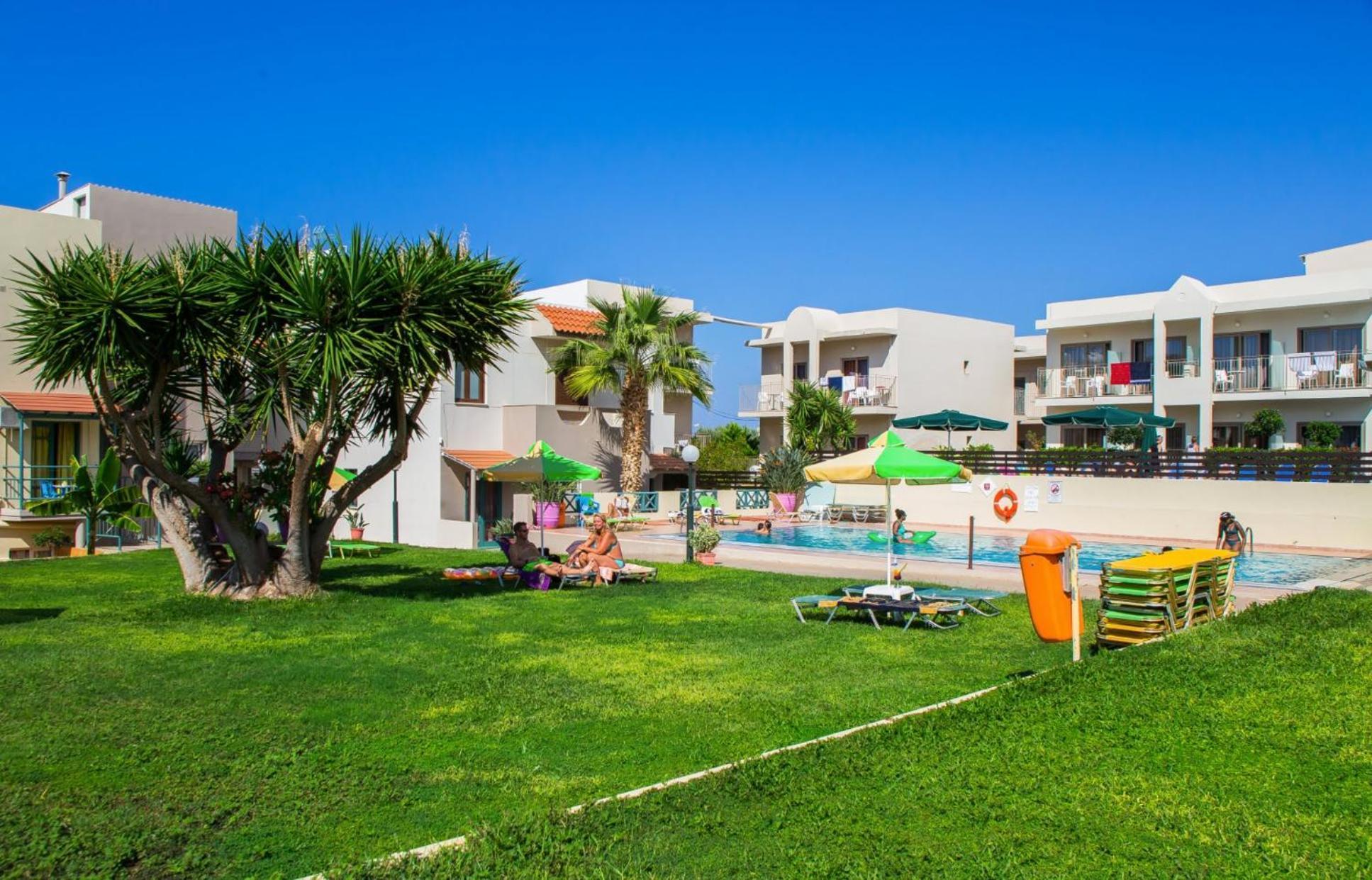 Theoni Apartments Malia Exterior foto